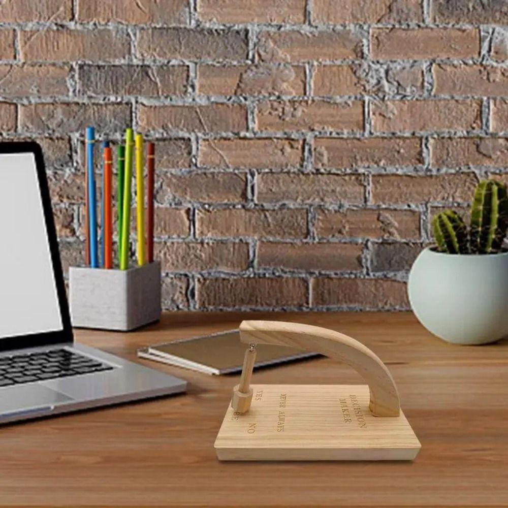 Handgefertigtes Entscheidungsfinder-Pendel Holz Tischspielzeug Schwingpendel Ornament Antworten finden