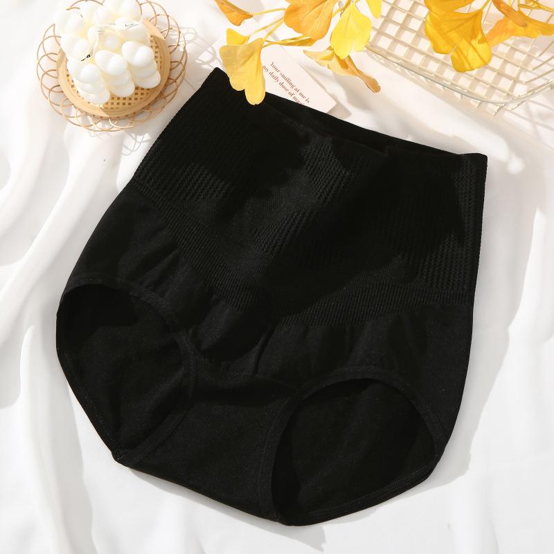 Female Spring and Autumn Sexy Thread Protection Palace Abdominal Girdle Waist Shaping High Waist Triangle Briefs
