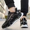 Men's shock-absorbing outdoor racing running shoes spring summer breathable soft sole casual sneakers student light speed sports