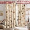 1pc 2D flat Photography Backdrop Photography Backdrop Brown Paw s 100% Polyester Anniversary for Home and party decorations for