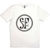 T-shirt Bianca con Logo Small Faces Nuova T-shirt Unisex