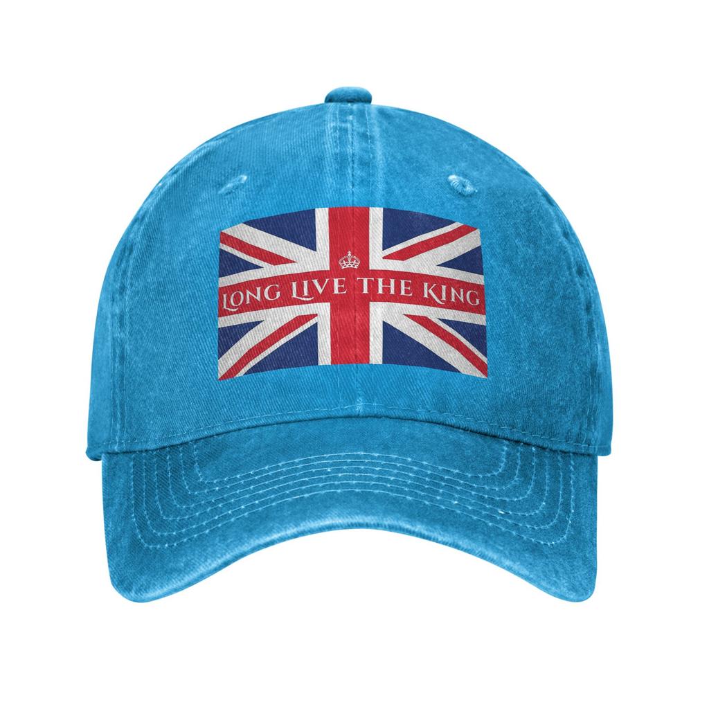 Vlajka Union Jack Spojeného království Britská džínová čepice Ležérní baseballové čepice Nastavitelná čepice Letní Unisex Baseballové čepice