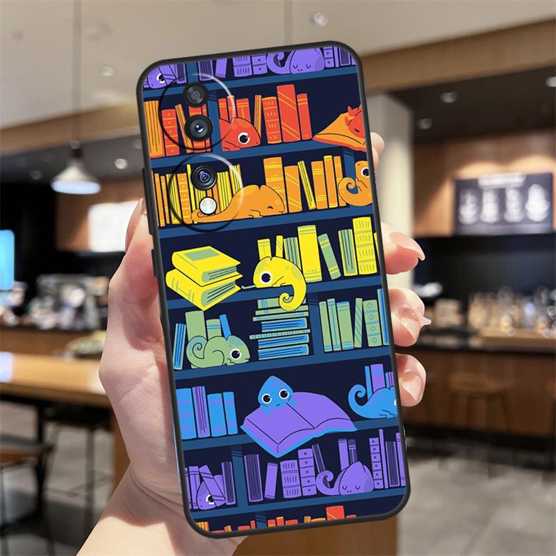 

Library Magic cats Kitten Case For Honor Magic 8 6 7 Pro Honor 400 200 70 90 Lite X8b X8c X9a X9b X9c X9d Win RT Cover Honor Magic8 Pro