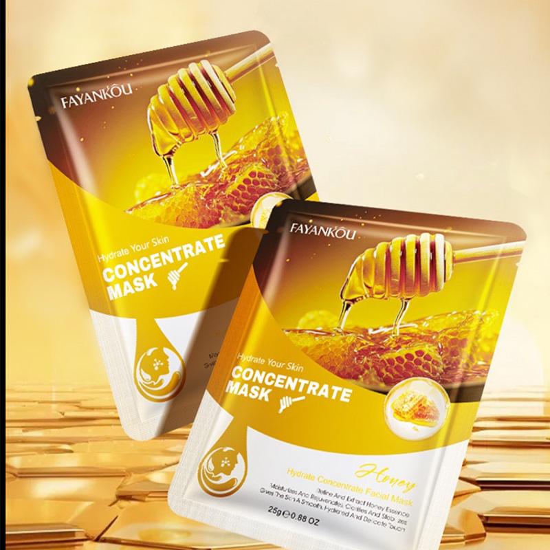 Honey Clarifying Tender Mask Moisturizing Collagen Firming Mask Improves Rough Skin Eliminates Wrinkles and Oil Contro