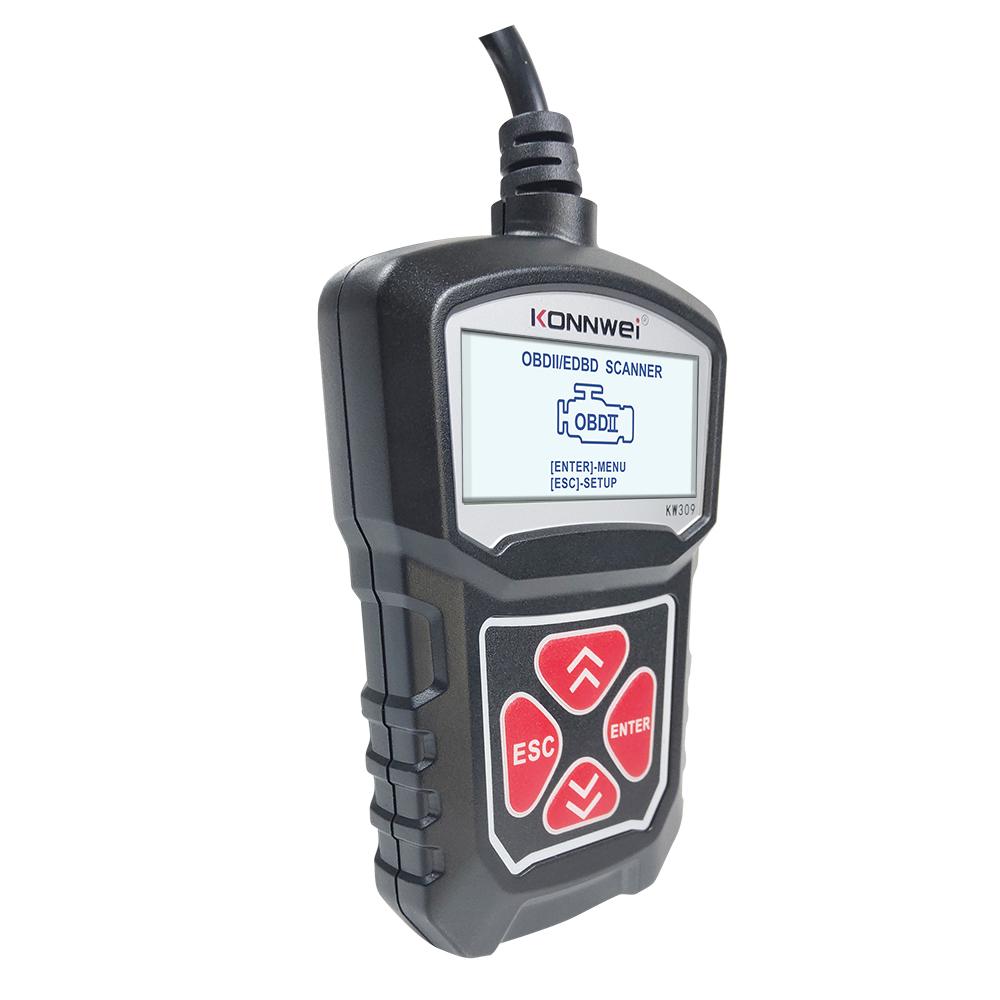 

KONNWEI KW309 Automotive Diagnostic Tool OBD2 Autoscanner Code Reader EOBD Scan Machine OBDII Scanner Black