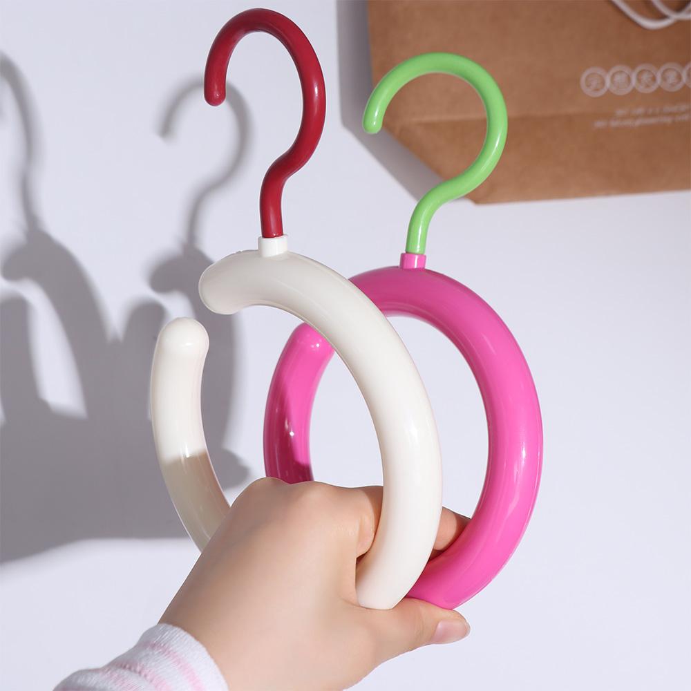 Circular Clothing Hanger Hat Rack Clothes Storage Hook Round Scarf Tie Hanger  Wardrobe