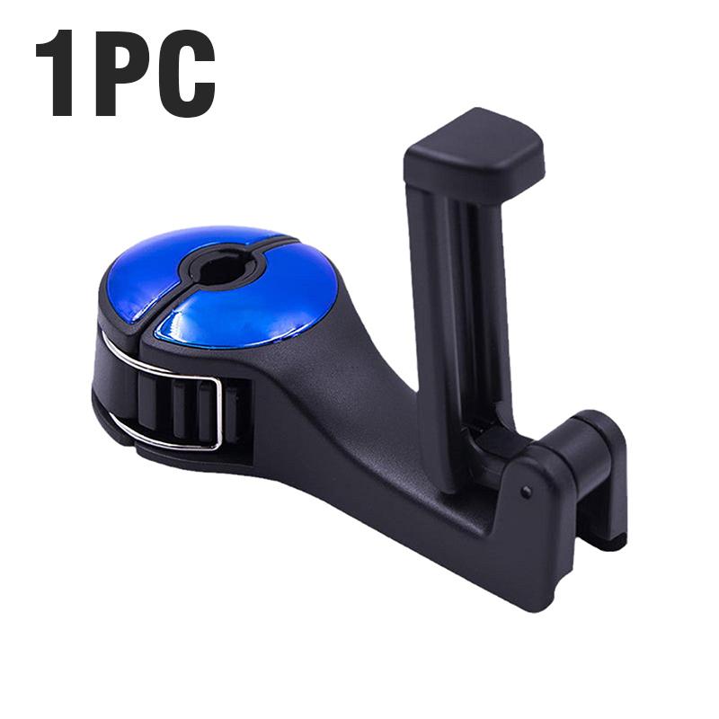 3 in 1 Multi-Function Car Back Seat Hook Hanging Storage Mobile Phone Holder Lazy Bracket Rear Seat Phone Headrest Bracket