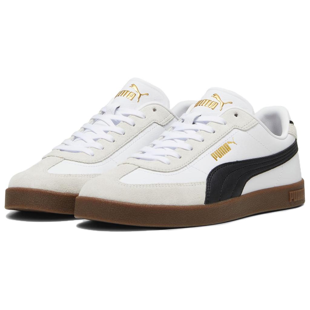 New PUMA Club Low Top Skateboard Shoes Men's White 397447-07