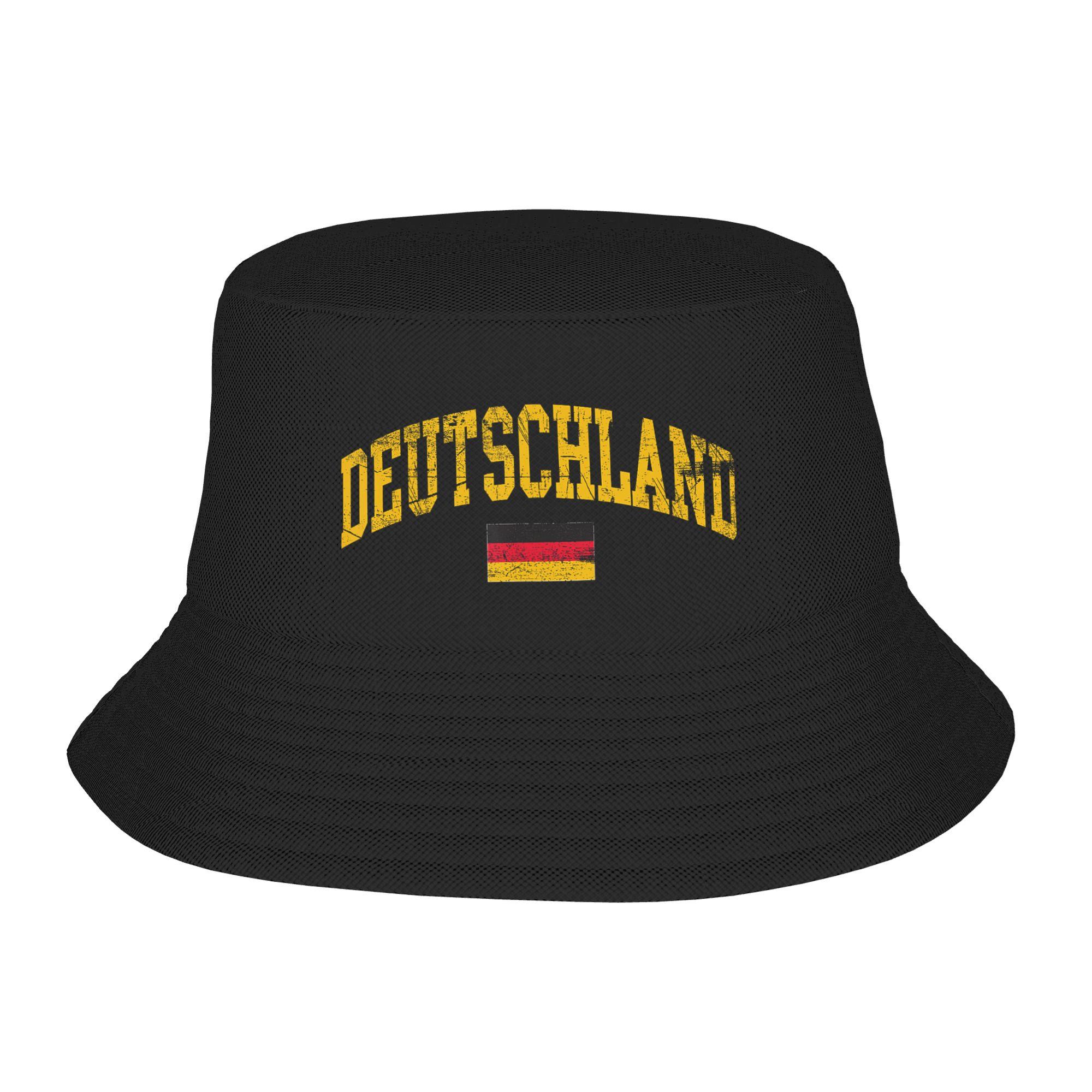 

Германия Deutschland Немецкий Флаг Панама Для Унисекс Рыбацкие Шапки Классические Пляжные Дорожные Кепки Складной Хип-Хоп Дизайн Солнцезащитные Кепки One Size