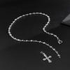 Fashionable Jesus Cross Pendant Necklace Women Neck Jewelry Statement Pendant Necklace Perfect for Daily and Party Wear