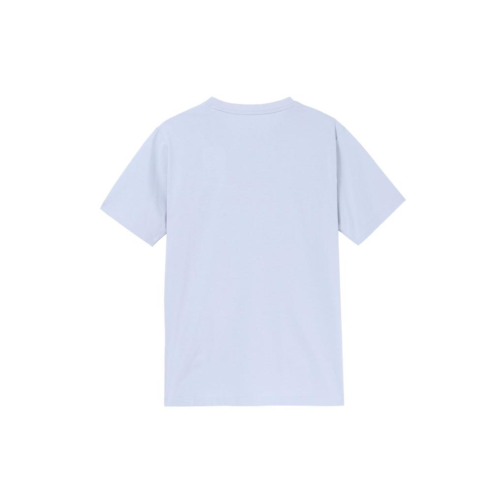 Anta Letter Print Crew Neck Short Sleeve T-Shirt Unisex Tops Light-Orchid 152321161-3