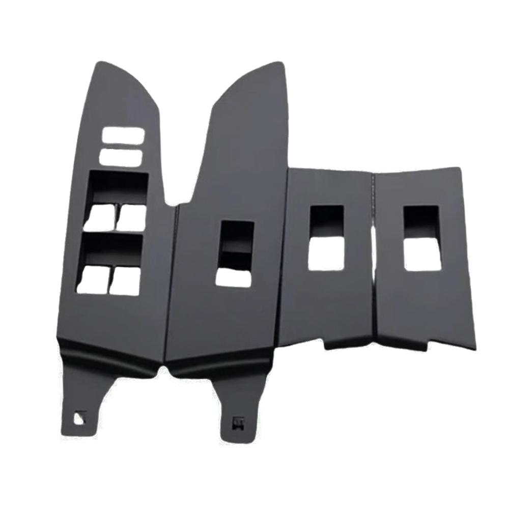 Black Interior Window Switch Covers For Toyota Corolla 2014-2018
