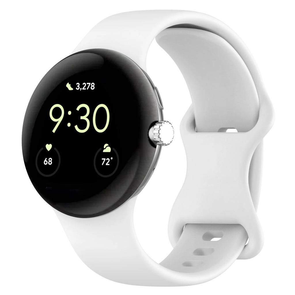 Soft Silicone Strap for Google Pixel Watch 4 3 45mm 41mm Official Original Replaceable Wristband for Google Pixel Watch 3/2 Band