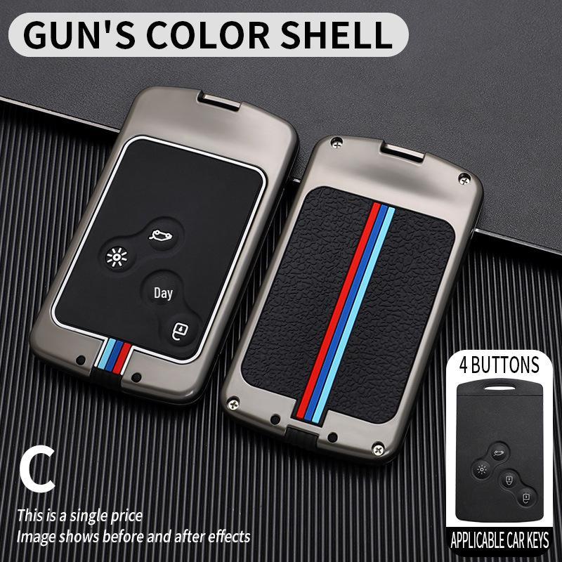 Metal Key Case for Dongfeng Renault Koleos, Kadjar, eNuo, Kolebin
