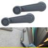 SZCH Window Crank Handle 2pcs Auto Window Handle Risers Winders Crank for T100, Pickup (Gray)