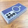 Magnetic Luxury Matte Case For Samsung Galaxy S25 S24 S23 S22 Ultra Plus Lens Protect Magsafe Wireless Charge Shockproof Cover