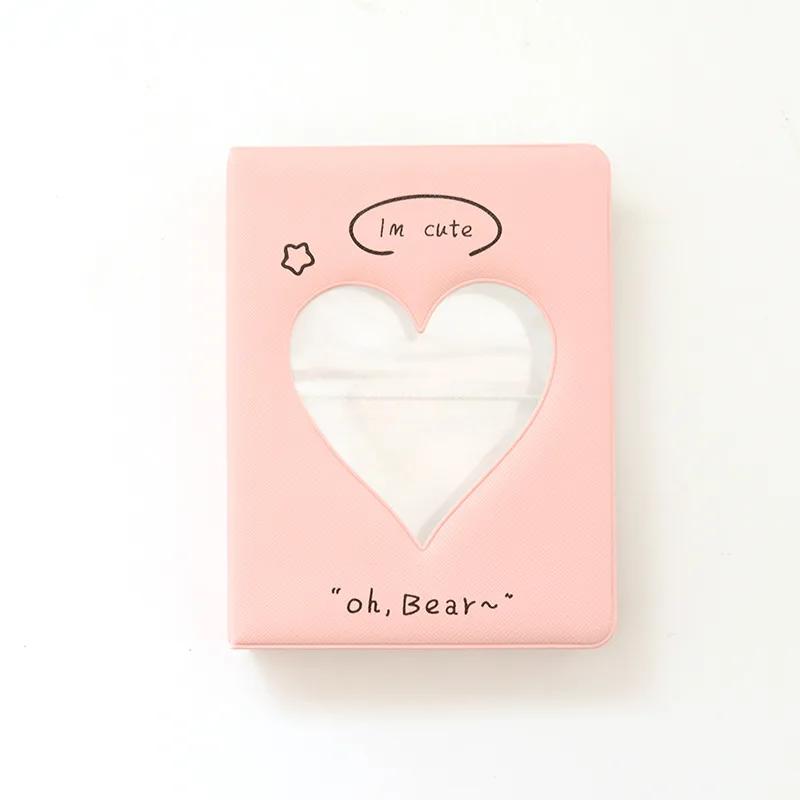 Photocard Holder 3 Inch 64 Pockets Photo Album Love Heart Movie Ticket Star Collection Photo Sticker DIY Mini Instax Album