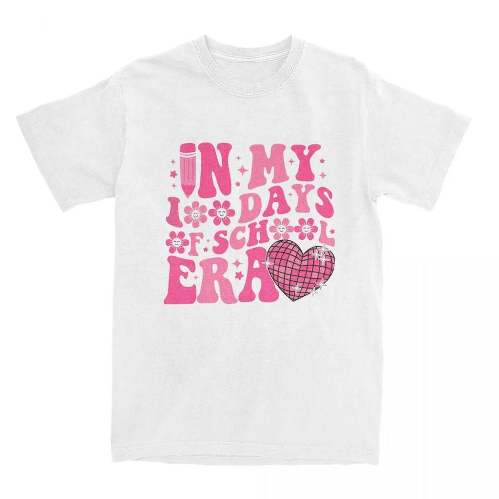 Eras Tour In My 100 Days Of School T Shirt Accessories Men Women's Fashion Tees Short Sleeve Clothing Summer