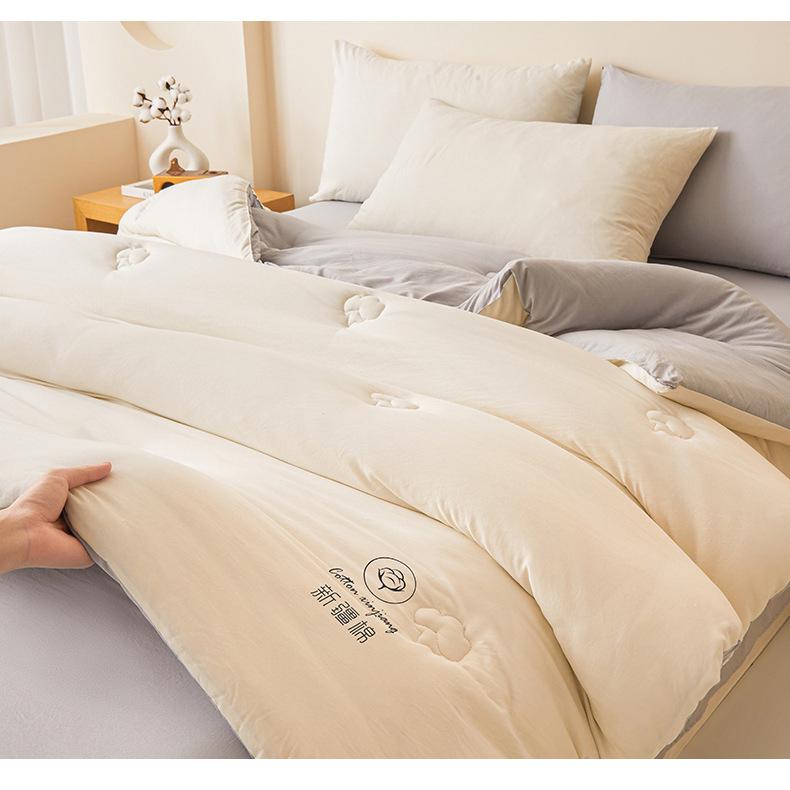 Xinjiang Pure Cotton All-Season Quilt: Thick Winter & Cool Summer