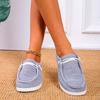 New Women Shoes Sneakers Knitted Mesh Dude Flats Large Size Ladies Slip On Mujer Zapatill Casual Summer Female Mocassins