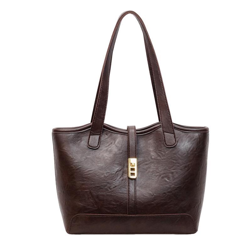 Retro nouă toamnă și iarnă geantă de mână temperament de mare capacitate geantă de umăr casual la modă geantă tote val