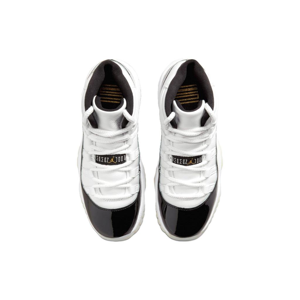 Air Jordan 11 Retro GS Gratitude / Defining Moments Kids Sneakers White Black Metallic-Gold 378038-170