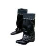 Large Size Pointed Retro Riveted Trouser Tube Boots Autumn Thick Heel Metal Buckle Niche Design Sense Stacking Boots