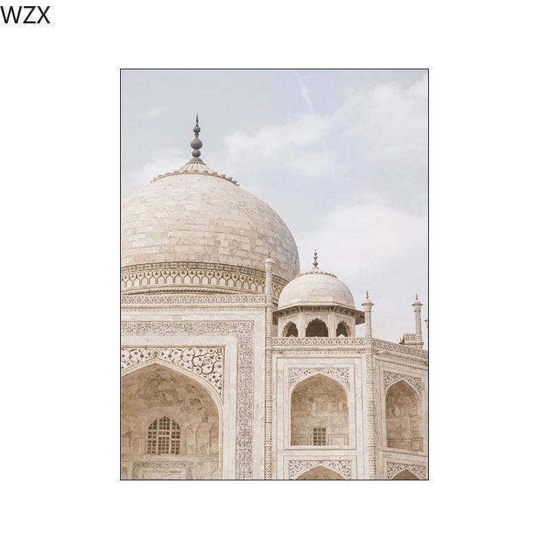 

Современный марокканский пейзаж, постер, картина на холсте, настенная живопись, цитата, исламский стиль и принт для дома, гостиной, Настенный декор 30x40cm No Framed