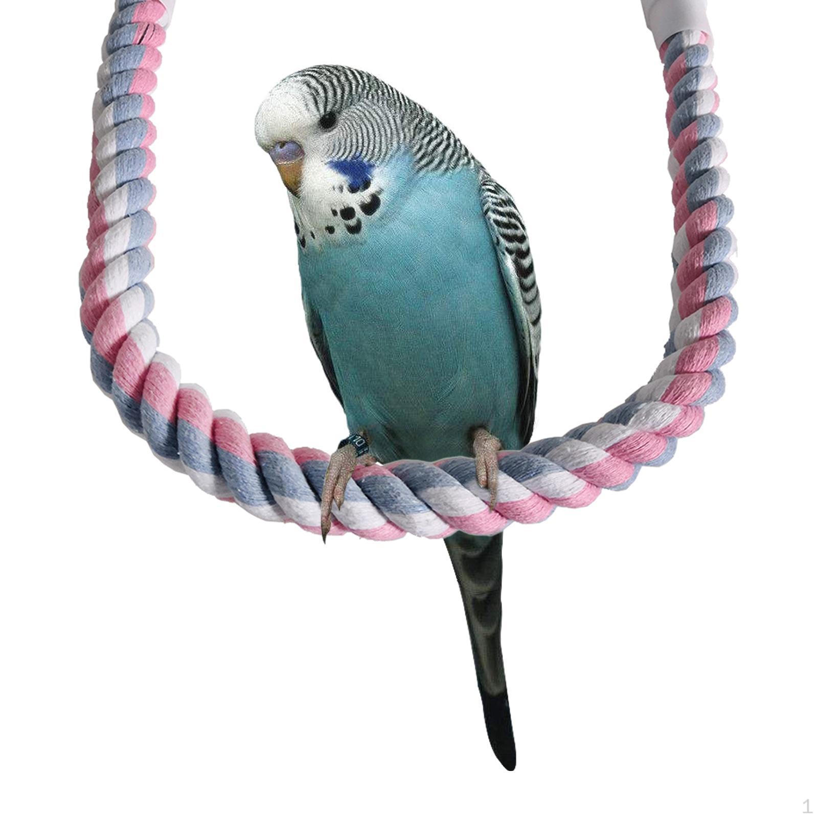 

Птичья веревка для жердочки, клетка, игрушка для попугая, лазанья, стоя для корелл 55cm