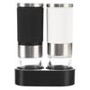 2x Pepper Salt Spice Grinder Set with Stand