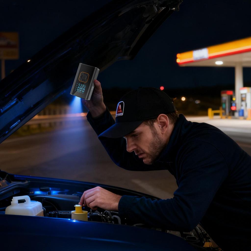 Car Tire Inflator Portable Rechargeable 150PSI Car Air Compressor Pump With Pressure Gauge For Auto Truck SUV Bike Motorcycle