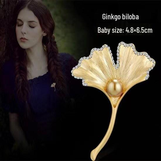 Elegant Luxury Brooch: Versatile and Exquisite Pin for Suit Jackets - Japanese and Korean Inspired Design