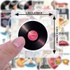 35-70pcs Retro Music Stickers Groovy Decor Diy Skateboard Luggage Guitar Laptop Car Waterproof Graffiti Decals