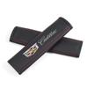 2PCS Printed Logo Car Safety Belt Pads Shoulder Cover for Cadillac Escalade CTS CT5 XT5 XTS XLR BLS SLS STS ATS XT4 CT4