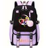 Sailor Moon Cute Anime Printed Student School Bag USB Interface Large Capacity Canvas Bag Computer Bag