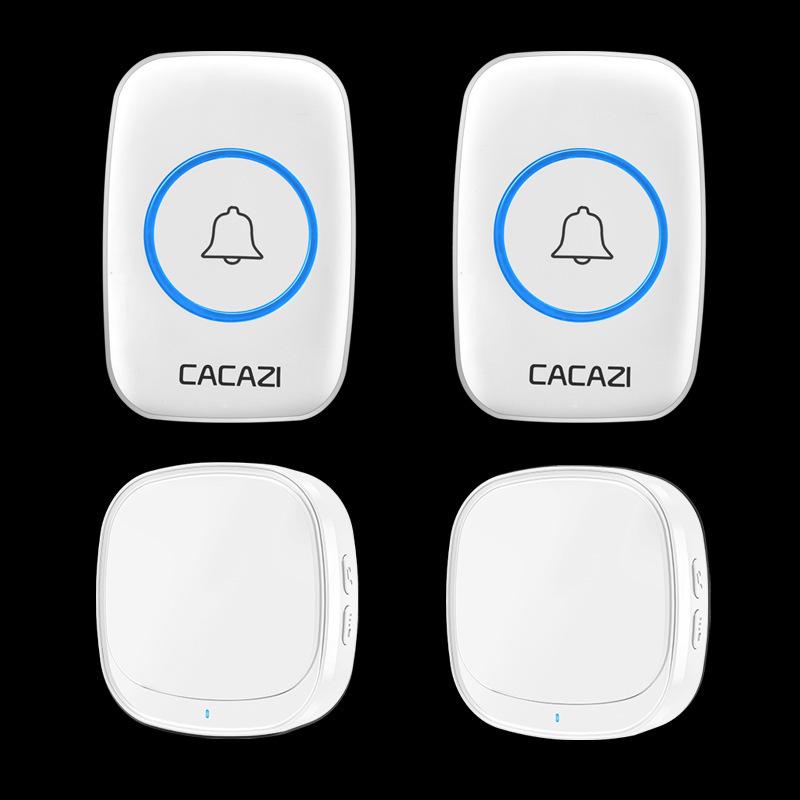 Long-Range Wireless USB Doorbell with Smart Remote Control and Wall-Penetrating Signal белый
