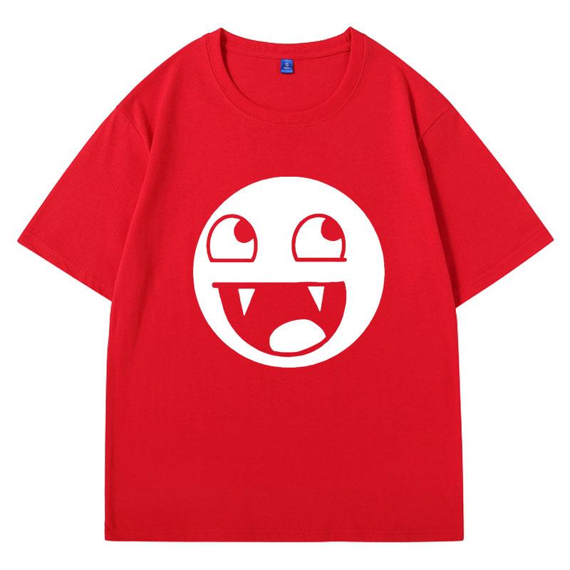 Epic Face Domo Kun Funny Meme T Shirts Men Women Fashion High Quality Cotton T-Shirt Couple Oversized Hip Hop Tee Shirt Tops