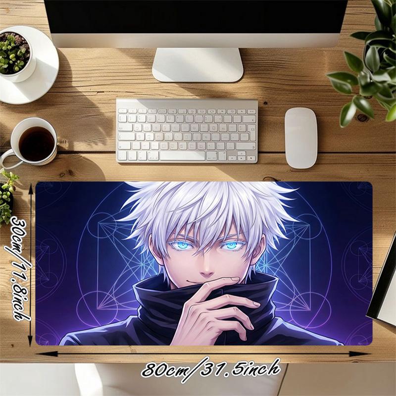 Killua Xl Gaming Mouse Pad Nonslip Rubber Base Stitched Edge Waterproof Desk Mat For Pc Laptop Gamer Office Computer Accessories C92923