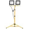 VidaXL LED Projector with Tripod 2x100 W Warm White