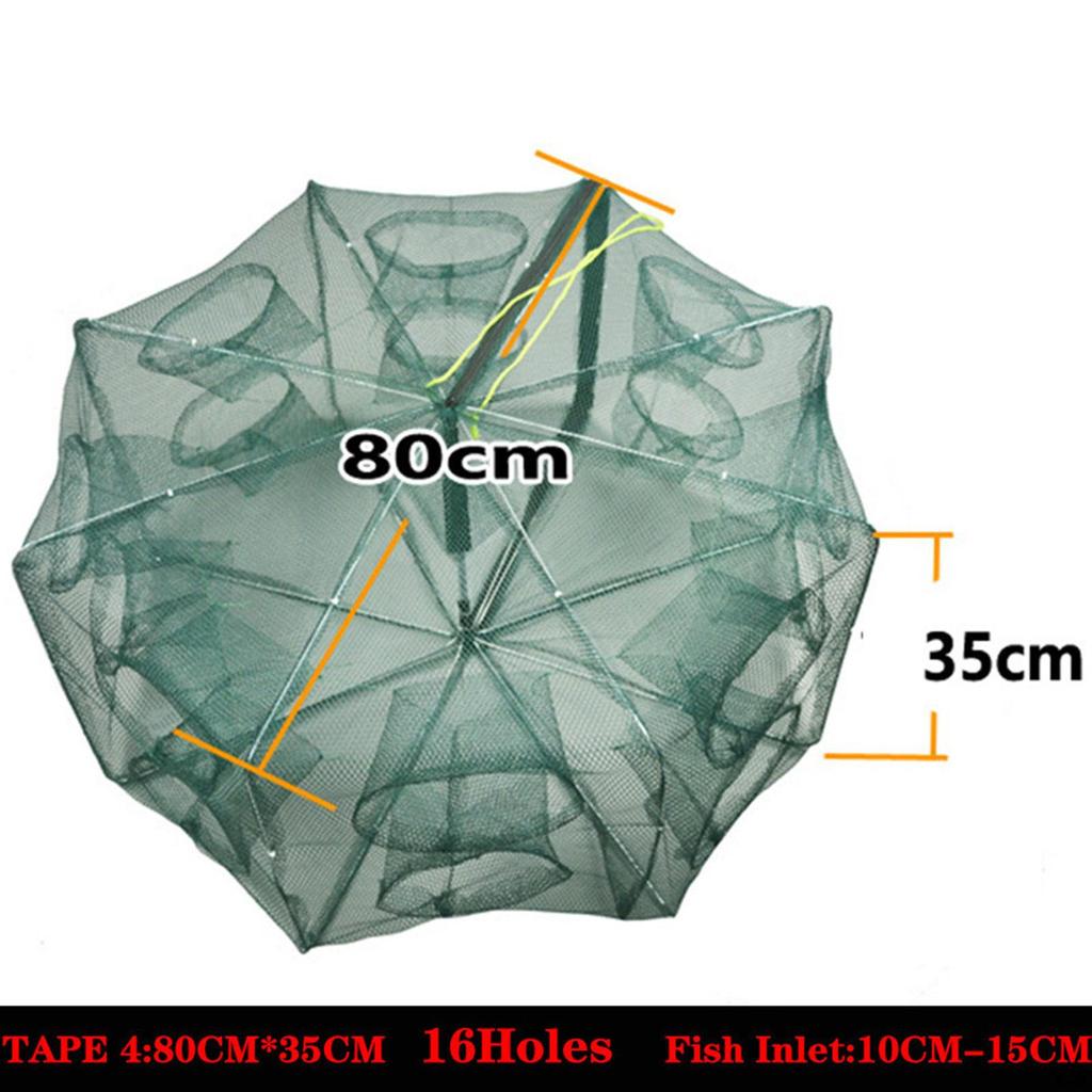Collapsible Plastic Portable Automatic Net for Lobster Pots Line Kit Fish Fishing Lovers