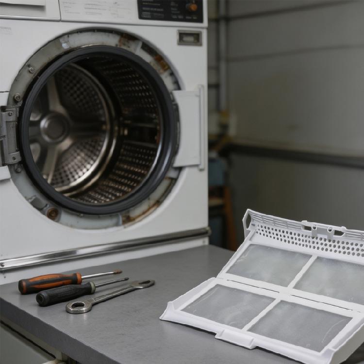 Trusted Dryer Brush Filter Replacement Part Works With European Brand Dryers Including Neff Balay Constructa