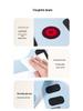 Smart EMS Waist & Arm Hot Compress Massager: Constant Temperature Microcurrent Device for Home Exercise & Relaxation