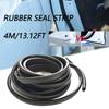 1X Car Door Edge Trim Guards 13.12Ft /4m Black Rubber Seal Protector U Shape