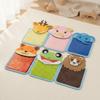 6 Pieces Animal-Shaped Sensory Pad Textured Fine Motor Activity Toy Educational