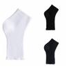 3Pairs Knitted Short Tube Socks Solid Color Mid-calf  Socks Women Breathable Bare Toe Socks  Lady