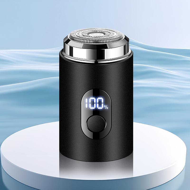 

Мужская электрическая мини-бритва Перезаряжаемая Зарядка Type-C Авто Портативная Светодиодный цифровой дисплей Бритва для влажного и сухого бритья Мужская Женская Домашняя Бритва