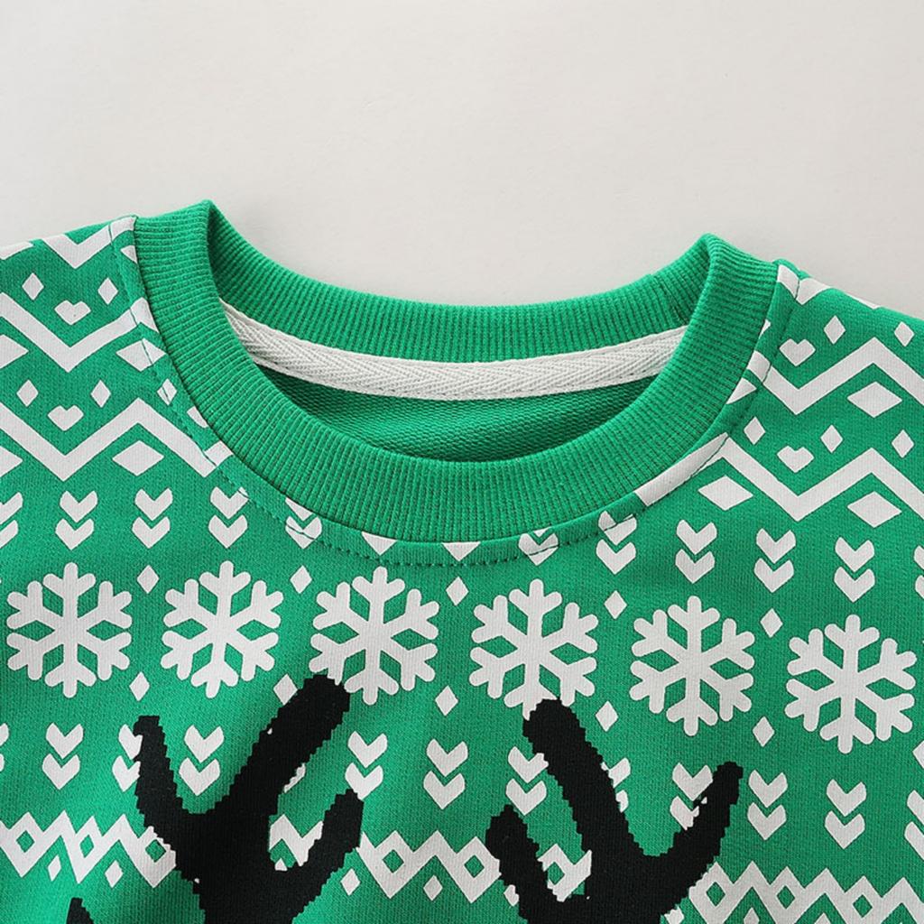 Kids European- Trendy Long Sleeve Sweatshirt Pullover for Boys Girls Everyday Wear