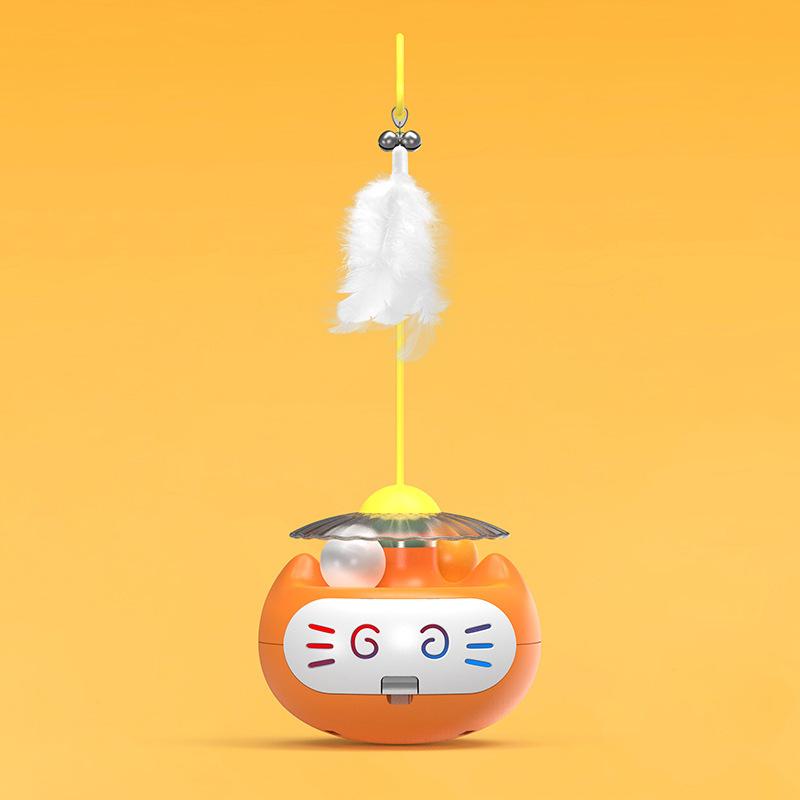 Pet Toys - Inflatable Toy Cat, Self-amusing Cat, Mint Relief Cat, Feather Bell, Glowing Cat Toys and Accessories.