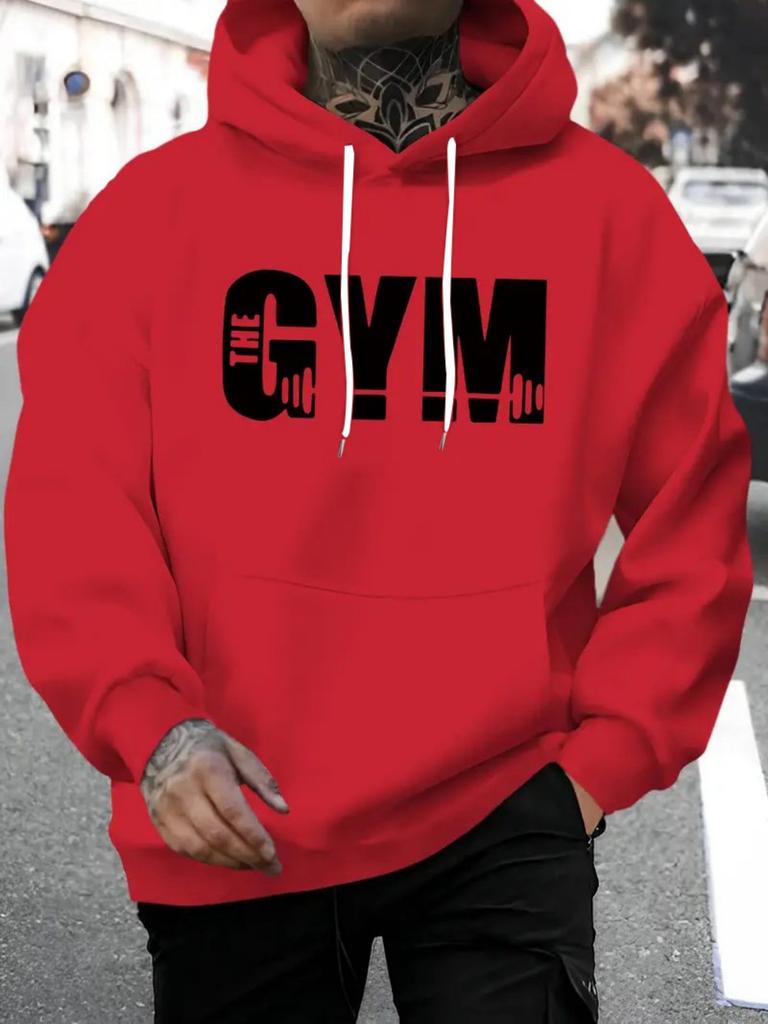 Men's Autumn and Winter Fashionable Casual Loose New York City Graphic Printed Long Sleeved Round Neck Sweatshirt