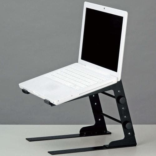 Kikutani LT-200B Laptop Stand, PCDJ Stand with 4 Extension Bars and Desktop Mounting Attachment
